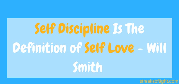 self discipline is self love