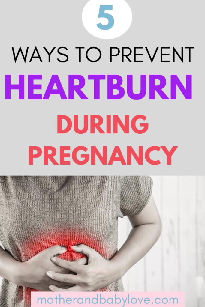 5 ways to prevent heartburn during pregnancy