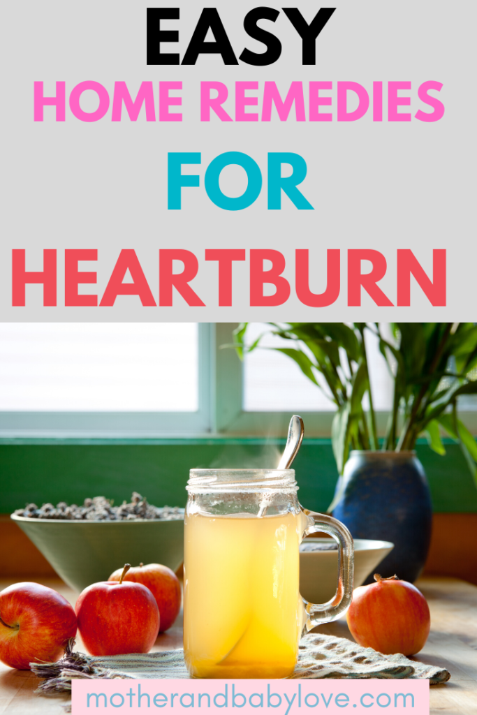 Easy home remedies for heartburn