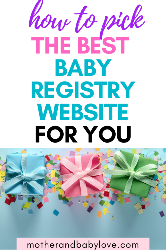 how to pick the best baby registry websites for you