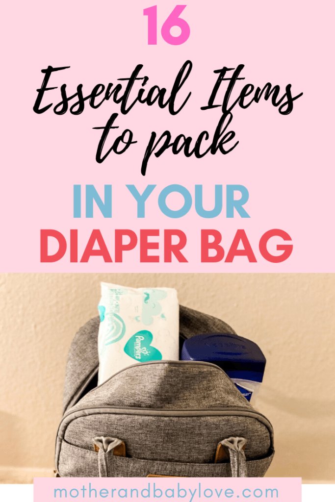 what to pack in your diaper bag