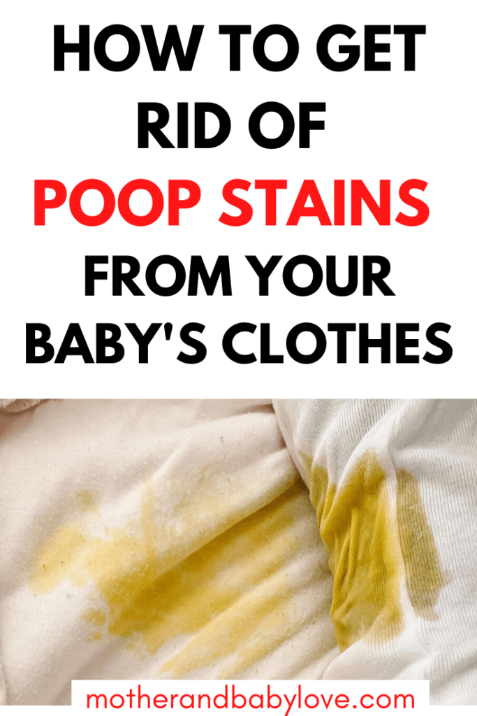 13 ways to remove poop stains from baby's clothes