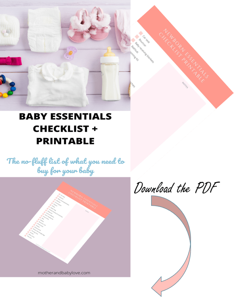 Baby Essentials Checklist What To Buy For Your Newborn Mother & Baby