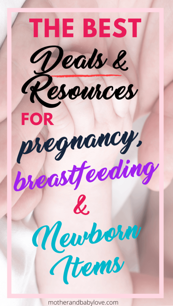 The best deals and resources for pregnancy, breastfeeding and newborn items.