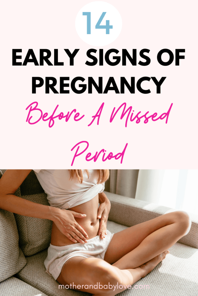 Sometimes you can tell that you are pregnant very early. These are some of the early signs of pregnancy that can be experienced even before a missed period. 