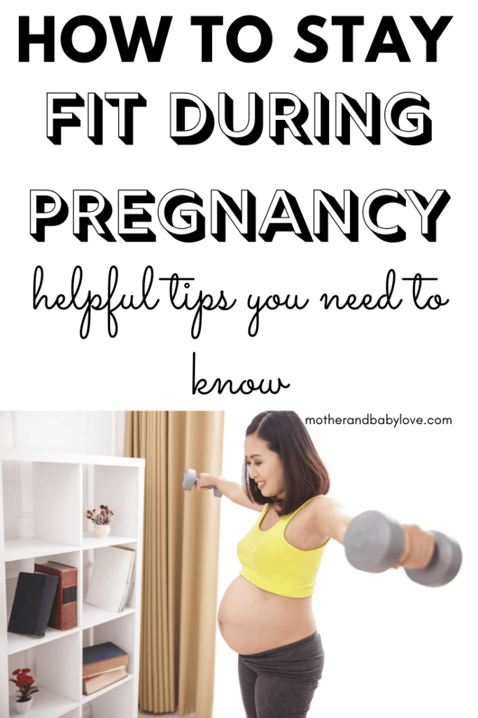 how to stay fit and healthy during pregnancy