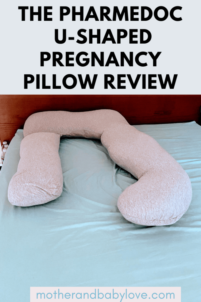 pharmedoc u-shaped pregnancy pillow review graphic image