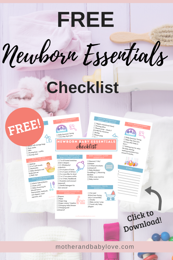 Newborn Baby Gear Essentials + Free Printable Checklist — Momma Society