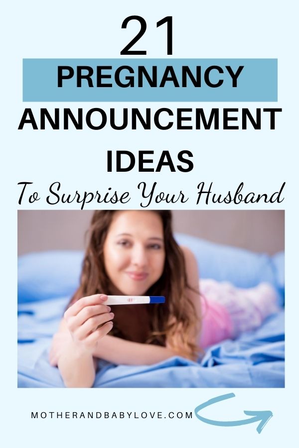 21 cute pregnancy announcement ideas to tell your husband that you are pregnant with a new baby