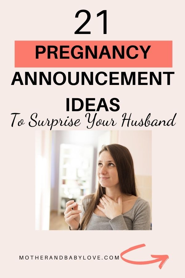 21 cute pregnancy announcement ideas to tell your husband that you are expecting a new baby