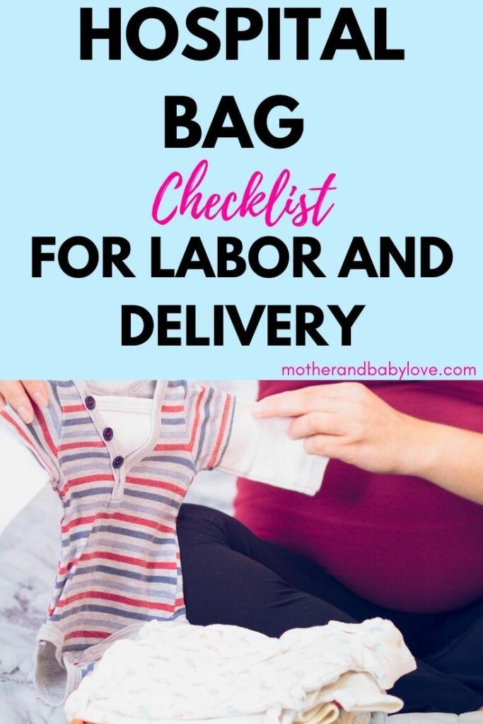 baby labor bag checklist