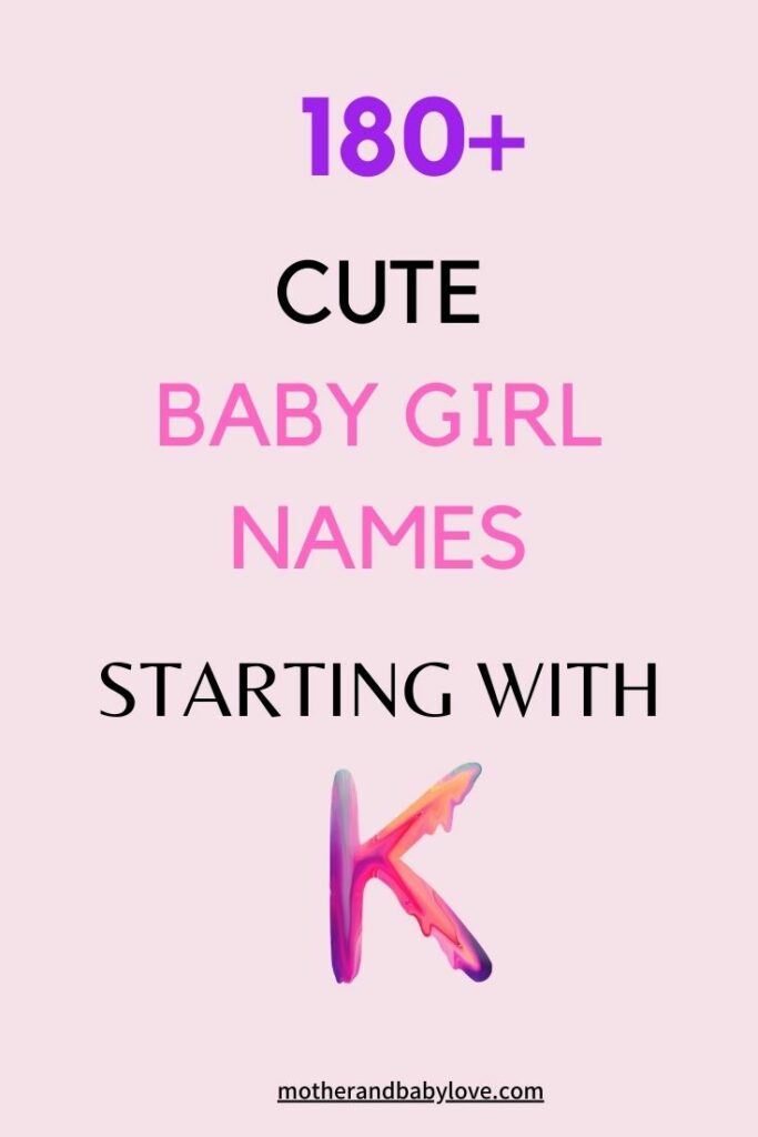 Girl Names That Start With K Unique