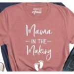 super cute pregnancy reveal shirts for mom to be, couples and siblings