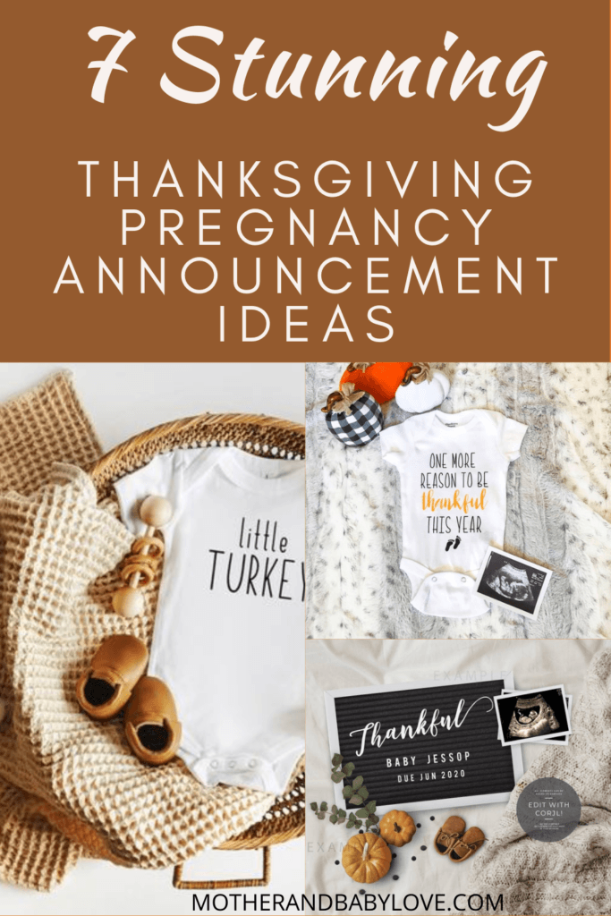 thanksgiving baby announcement ideas