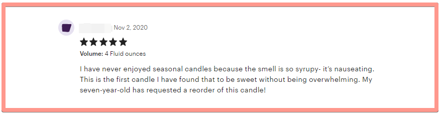 Best Christmas gifts for a mom - brown sugar rum scented soy candle review