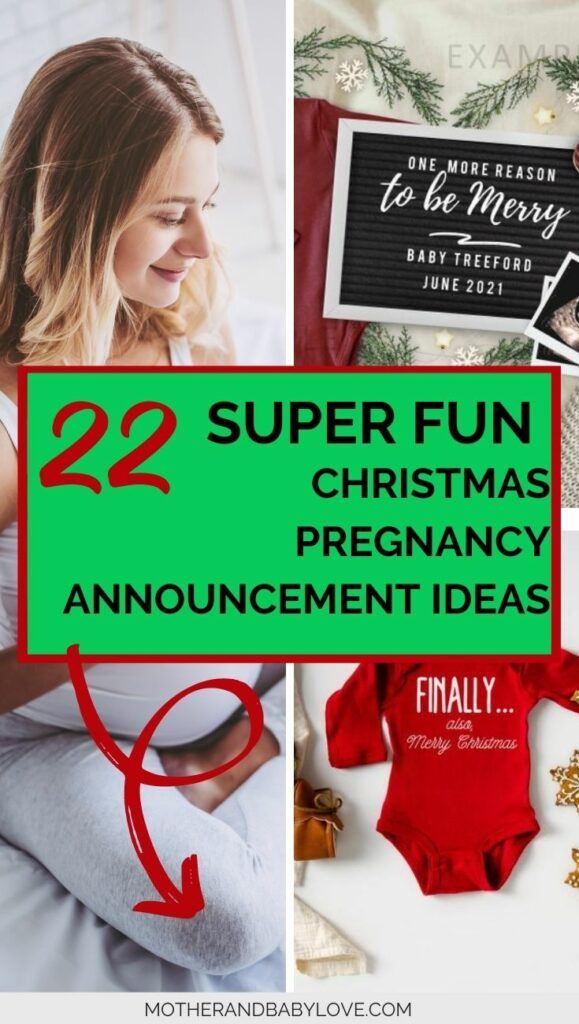 22 super fun pregnancy announcement ideas to reveal your winter pregnancy this Christmas