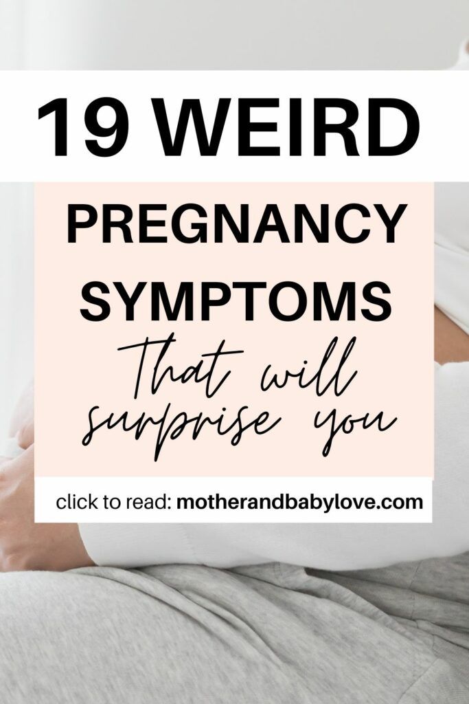 strange weird surprising early pregnancy symptoms in the first trimester
