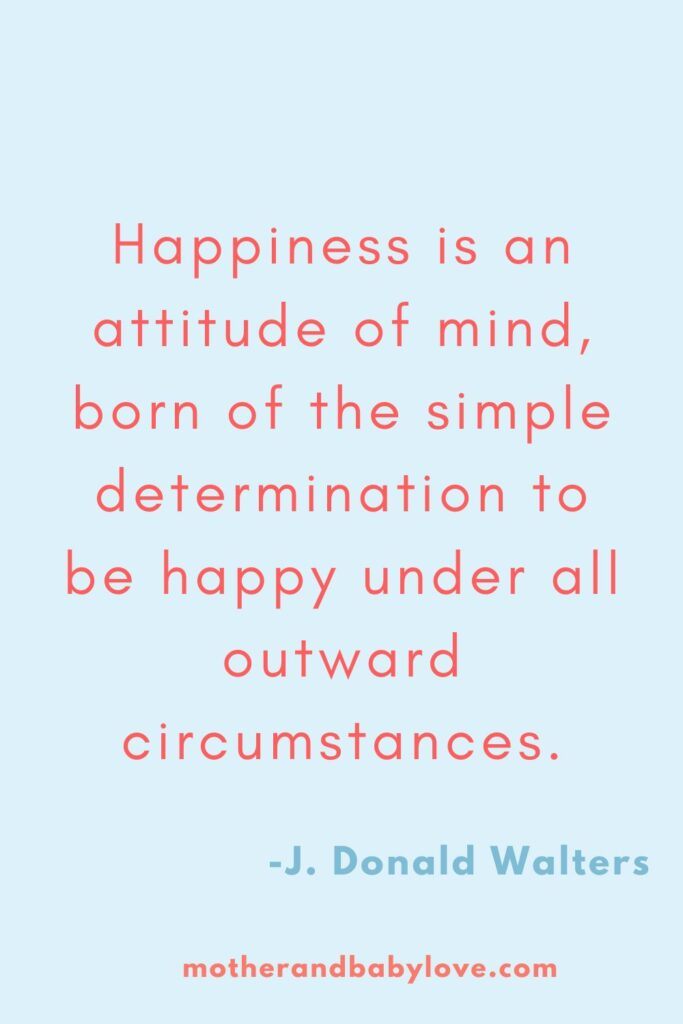 Inspirational quote: Happiness is an attitude of mind.