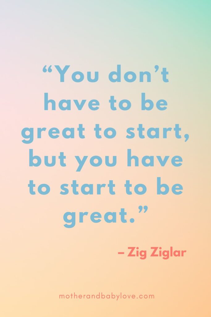 You don't have to be great to start but you have to start to be great. Awesome quotes by Zig ziglar. #zigziglarquotes #quotes