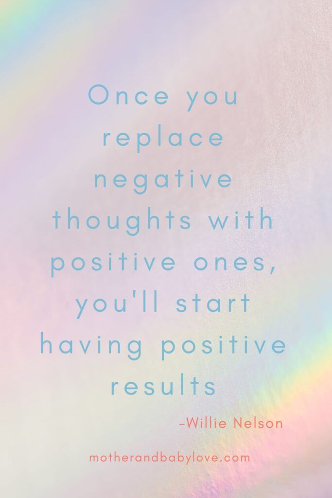 Inspiartional Willie Nelson quote: Once you replace negative thoughts with positive ones, you'll start having positive results