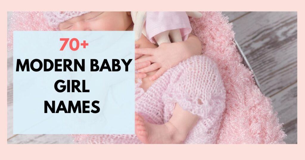 Modern baby girl names that start with m