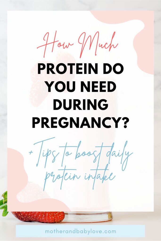 How much protein do you need during pregnancy