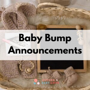 Baby Bump Announcements