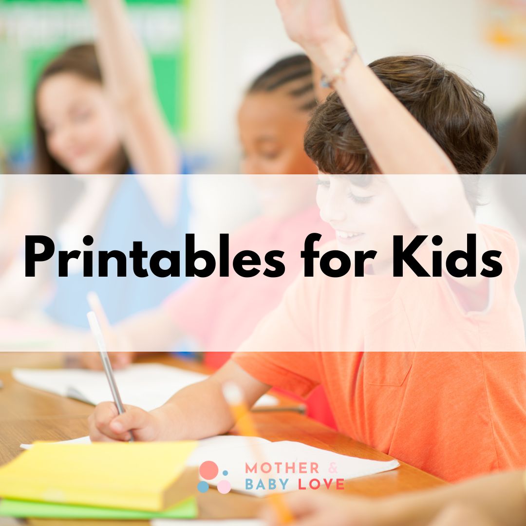 Free Printables for kids